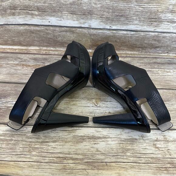 Michael Kors size 8 Carla stack stiletto heel in black - Picture 5 of 7